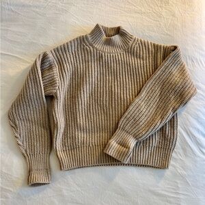 Uniqlo Beige Turtleneck Sweater